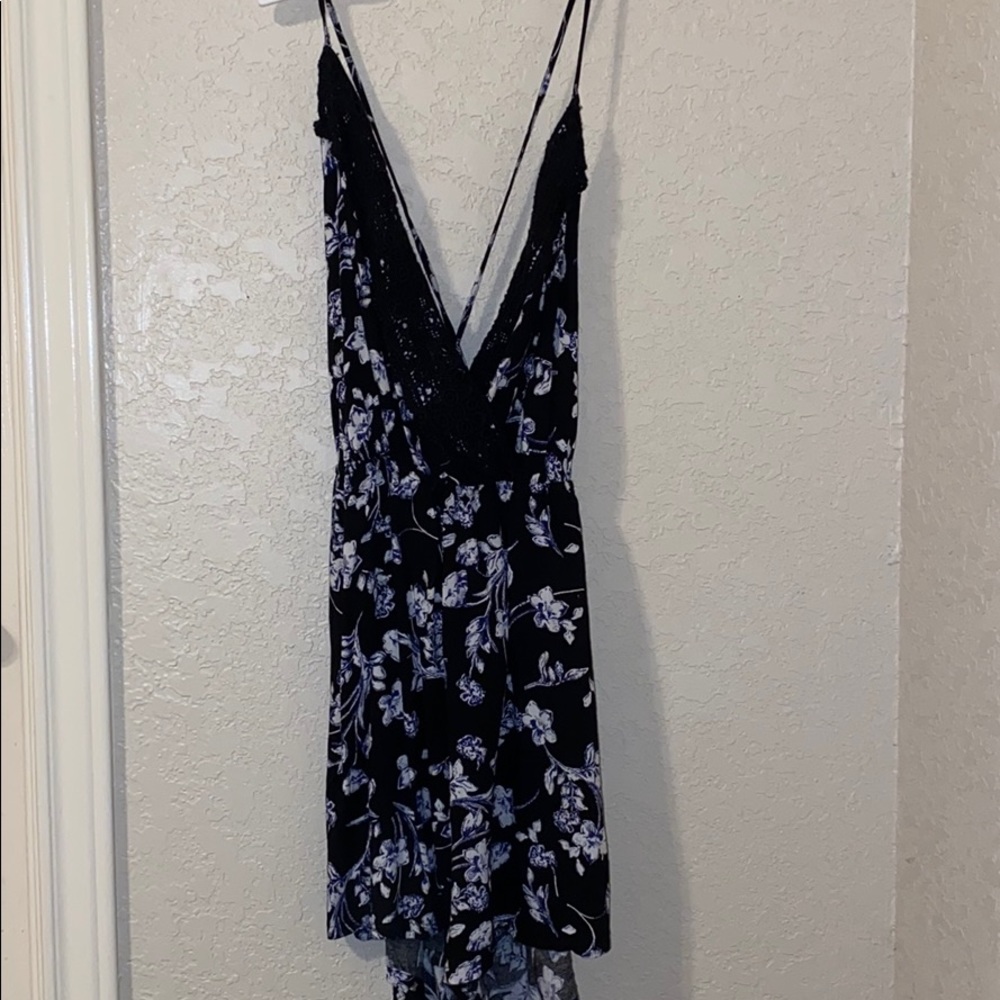 Romper with open back